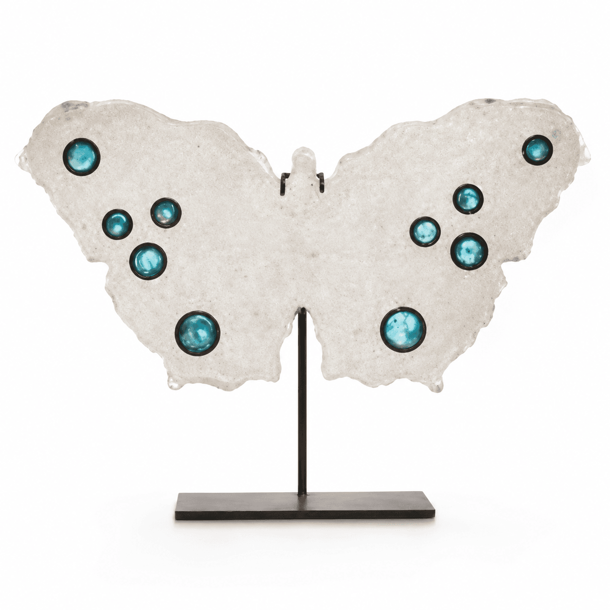 Butterfly with Copper Blue Rings